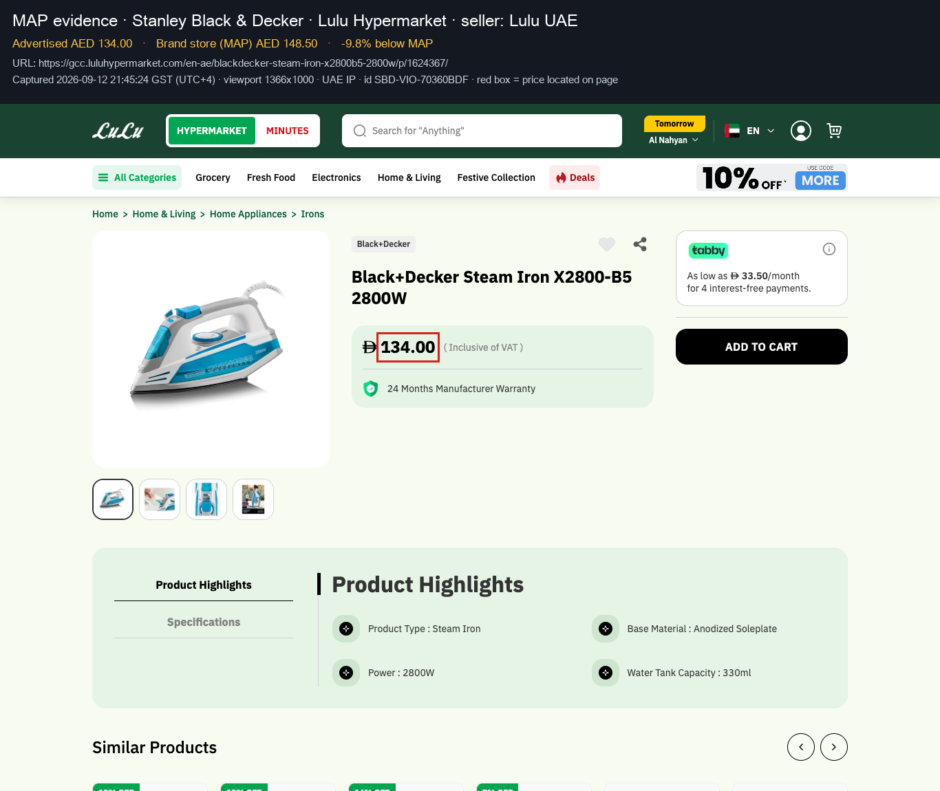 Evidence SBD-VIO-70360BDF