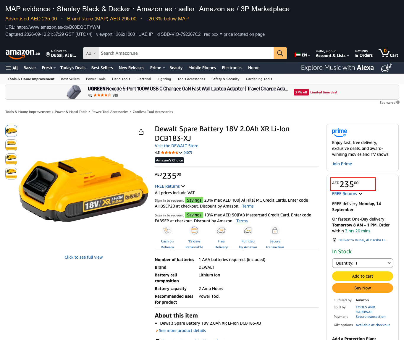 Evidence SBD-VIO-792267C2