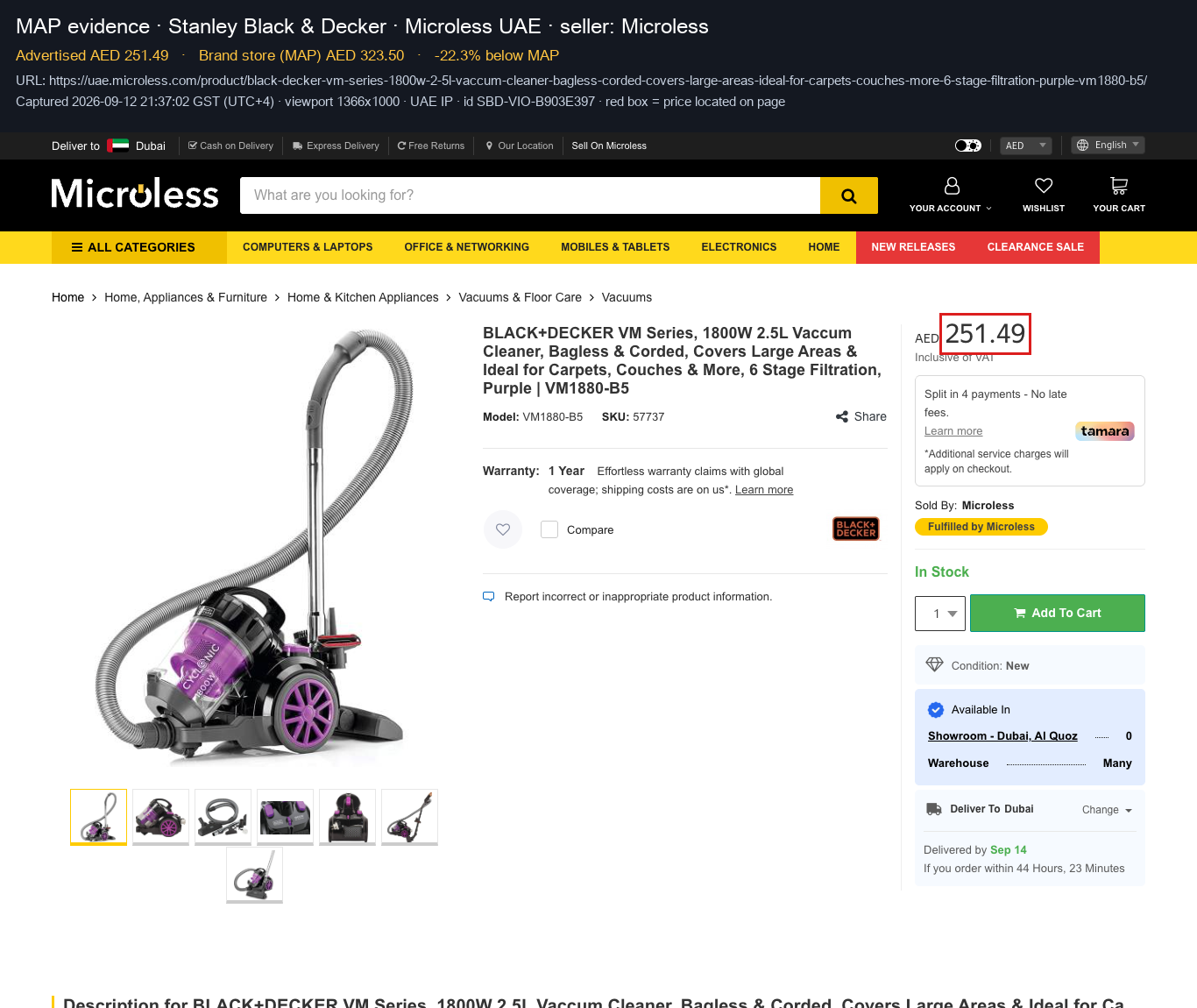 Evidence SBD-VIO-B903E397