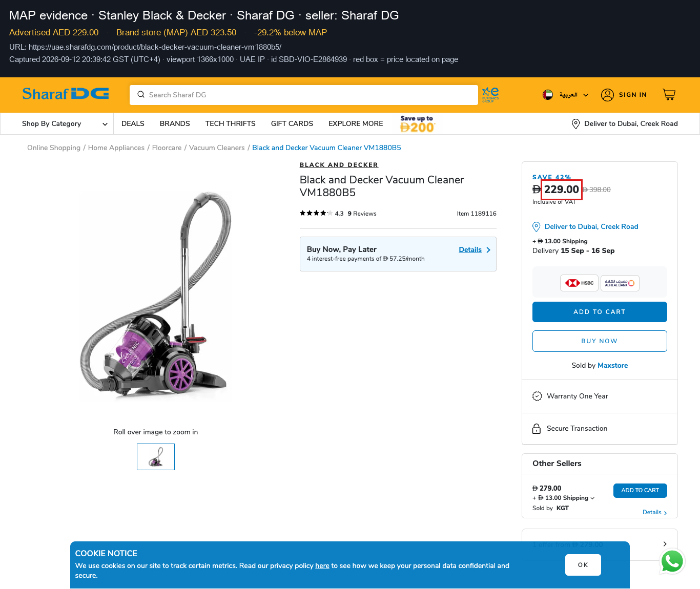 Evidence SBD-VIO-E2864939